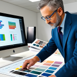 컴퓨터그래픽스운용기능사 자격증 시험의 기출 분석 - Color Theory in Practice**

"A graphic designer, fully clothed in professional attire, meticulously ...